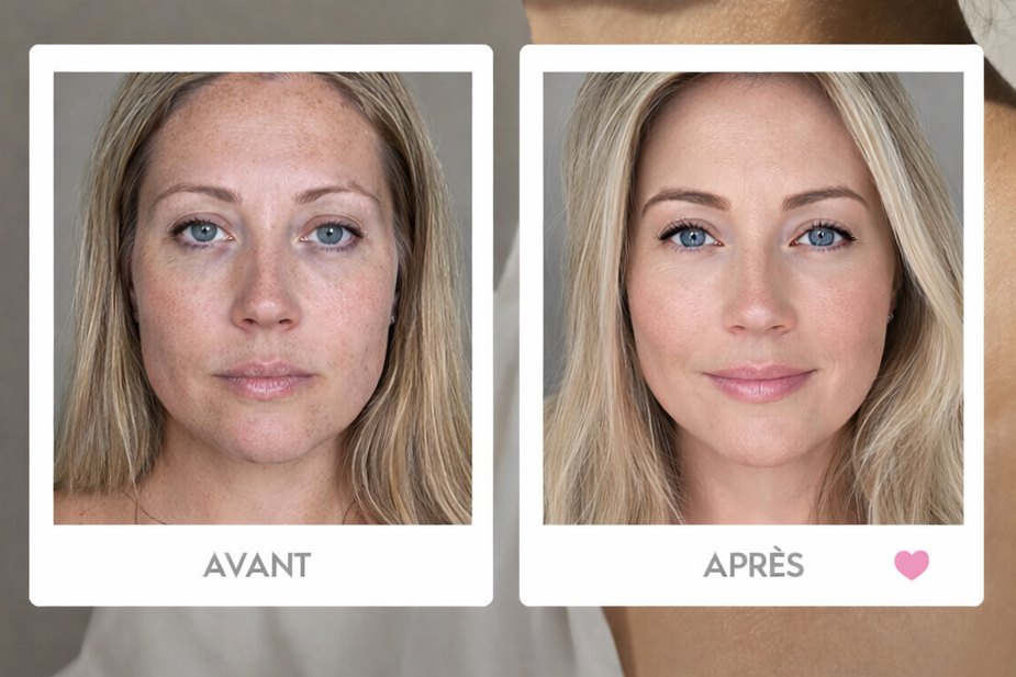 resultat de lifting pour montré l'efficasité de produit