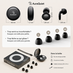 AuraQuiet -SilentSleep Soft Ear Plugs