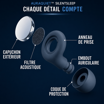AuraQuiet -SilentSleep Soft Ear Plugs